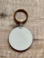 Amanita Ballerina Key Ring, mushroom key ring, moon key chain,