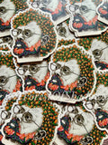 Terence McKenna Sticker | magic mushroom fungi art sticker | psychedelic trippy DMT art | philosophy literary gift | journal sticker