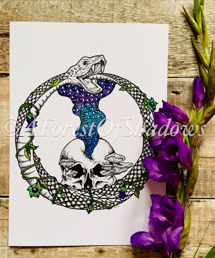 FREE Ouroboros A4 Art Print!