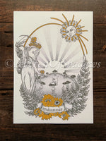 Midsummer Litha A4 Art Print