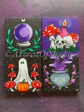 Halloween Witchy Mini Canvas Painting