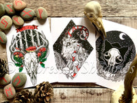 Norse Pagan Yule Greetings Card Pack