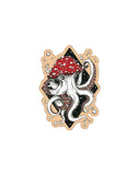 Amanita Octopus Pin Badge