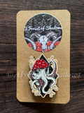 Amanita Octopus Pin Badge