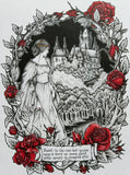 Medieval Maiden A4 Art Print
