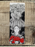 Flow Mushroom Art Bookmark