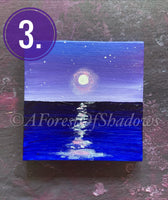 Night Sky Mini Canvas Painting