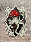 Mushroom Octopus Sticker