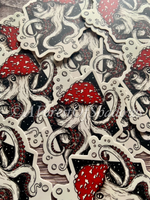 Mushroom Octopus Sticker