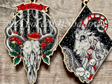 Pagan Yule Tree Decorations Pack of Two.