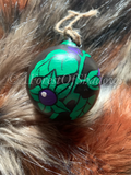 Witchy Poison Plant Handpainted Ceramic Bauble