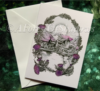 Heart of Scotland Greetings Card