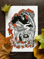 Mabon A5 Altar Card Art Print