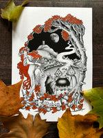 Mabon A5 Altar Card Art Print