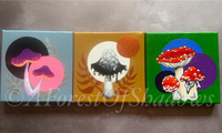 Mushroom Canvas Set of Three