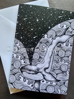 Amanita Muscaria Pack of Four Greetings Cards.