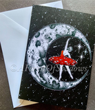 Amanita Muscaria Pack of Four Greetings Cards.