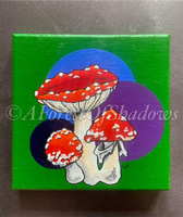 Mushroom Canvas Set of Three
