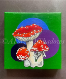 Mushroom Canvas Set of Three