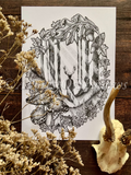 Herne the Hunter A4 Art Print