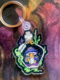 Magick Mushroom Keyring