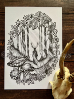 Herne the Hunter A4 Art Print