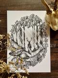 Herne the Hunter A4 Art Print