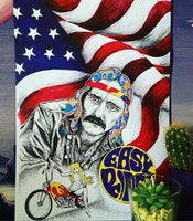 Dennis Hopper A4 Print, Easy Rider, psychedelic art