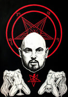 Anton LaVey Greetings Card