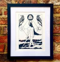 Valkyrie Original Artwork, Pagan Art, Norse Mythology, Occult Art, vikings