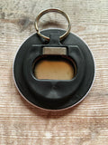 Jolakotturinn Yule Cat Bottle Opener Key Ring | cat lovers gift | folk art witchy art | Fathers Day beer drinker gift | skull oddities lover