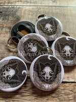 Jolakotturinn Yule Cat Bottle Opener Key Ring | cat lovers gift | folk art witchy art | Fathers Day beer drinker gift | skull oddities lover