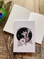 Datura and Aconite A6 Pack of Two Notebooks | botanical illustration | witchy pagan occult art | journaling | poisonous herbs plants