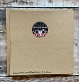 Hand Drawn Amanita Muscaria Greetings Card | mushroom witchy art | botanical illustration | fungi lovers card