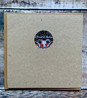 Cute Mushroom Hand Drawn Valentines Card |magic mushroom art | Amanita Muscaria fungi forager | fun galentines friends