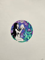 Aquarius Original Art, astrology art, celestial art