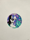Aquarius Original Art, astrology art, celestial art
