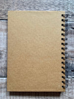 Celestial Snake Hand Drawn Lined Notebook, witchy art, witchy stationery