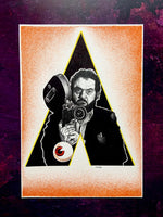 Stanley Kubrick A Clockwork Orange Original Portrait | A3 Artwork | Cinema Film Fan Gift | Director The Shining 2001 Space Odyssey