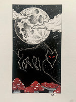Freybug Folk Horror Original Pen Illustration