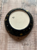 Witchy Ceramic Trinket Dish | Hand painted Bowl | Celestial Art Decor | Gothic Jewellery Holder | Pagan Altar Bowl | Witchy Home Decor