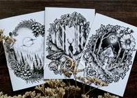 Fairytale Pack of 3 Greetings Cards